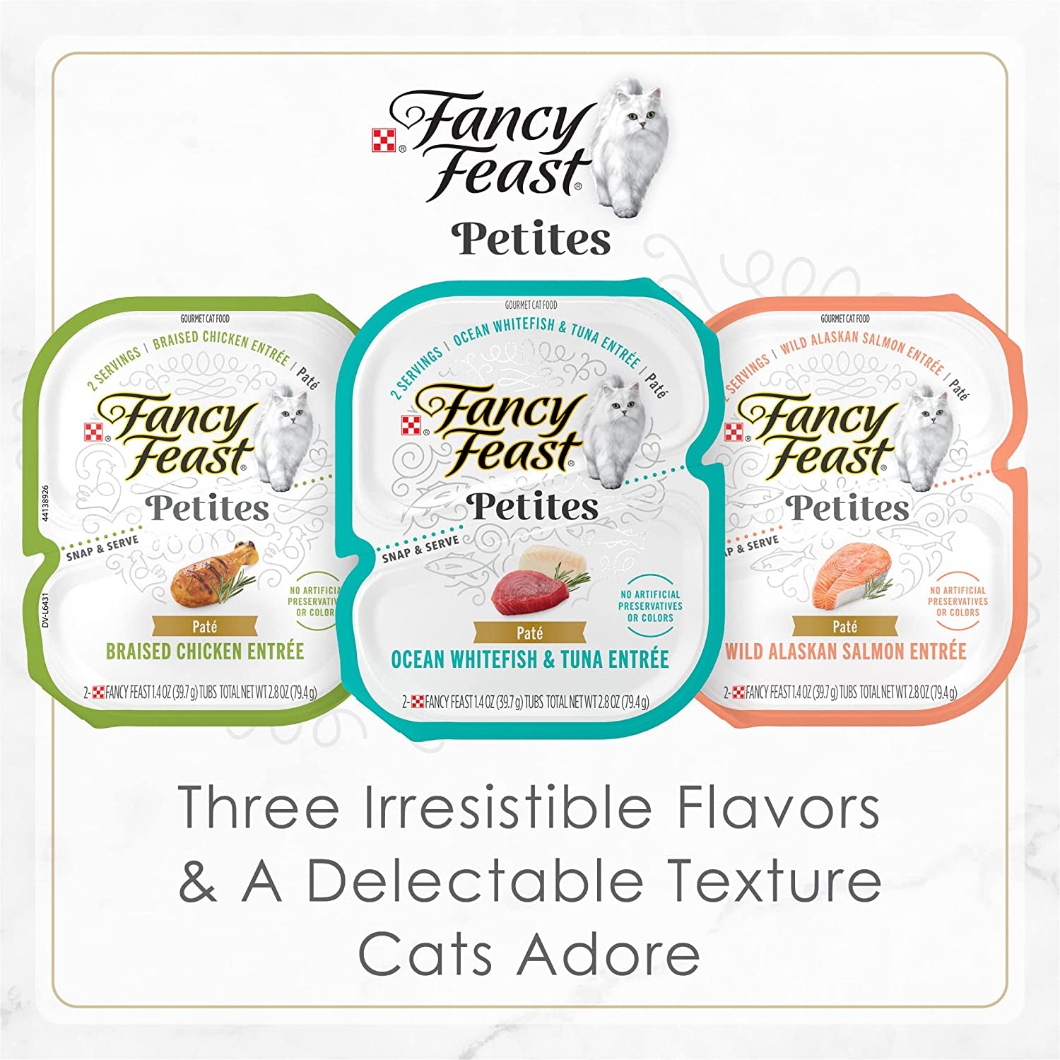 Purina  Petites Pate Adult Gourmet Single Serve Break Apart Wet Cat Food